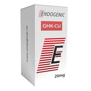 GHK-Cu kaufen – Fläschchen mit 20 mg Kupfer-Tripeptid als Forschungsreagenz