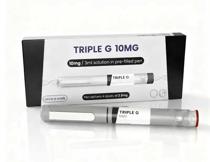Retatrutid 10 mg TRIPLE G PEN mit Umverpackung – Triagonist-Forschungspeptid im vorgefüllten Fertigpen